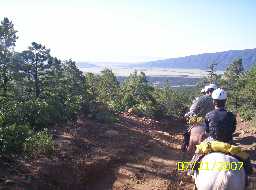 View of Tooth Ridge approaching Webster Lake from Harlan